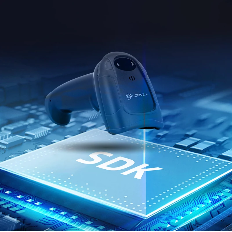 LONVILL SDK API Software Development Customizable Integration Usb TTL Wired BT 2.4G Wireless Handheld Barcode Scanner