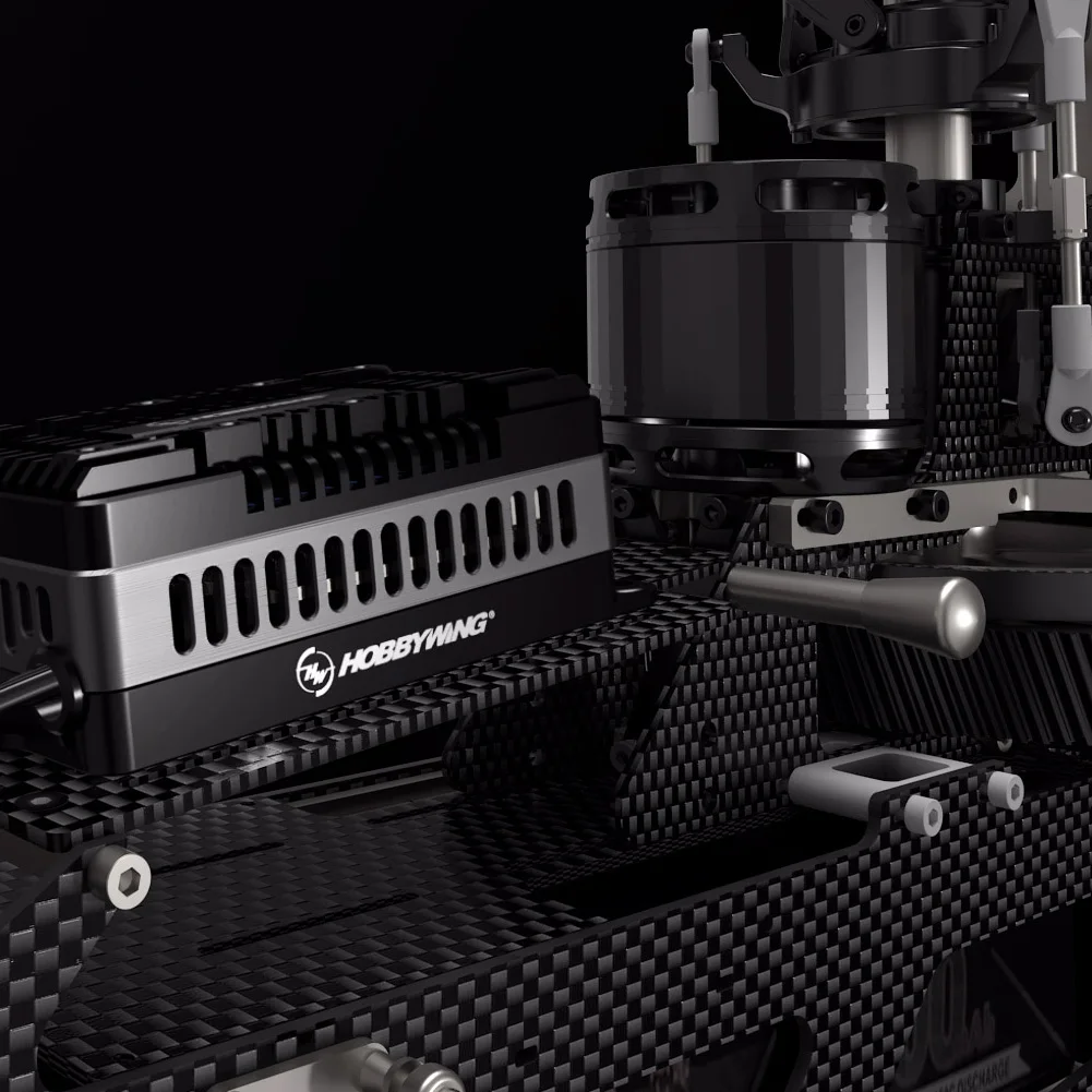 Hobbywing Platinum HV 180A V5 SBEC بدون فرش ESC 6-14S الجهد العالي ESC لطائرة هليكوبتر كهربائية فئة 550-700 أو جناح ثابت