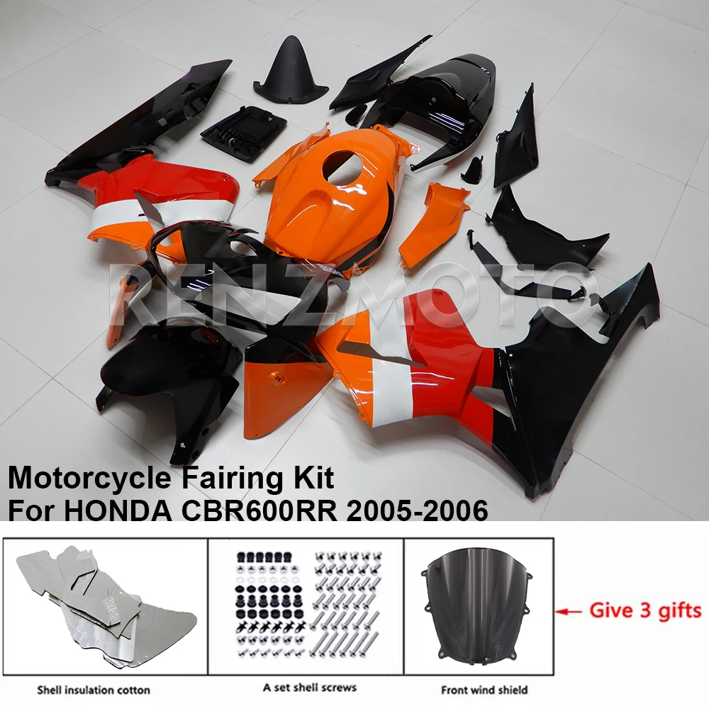 

Обтекатель для HONDA CBR600RR 2005-2006, детский мотоциклетный комплект, комплект кузова, декоративные пластиковые защитные аксессуары, корпус