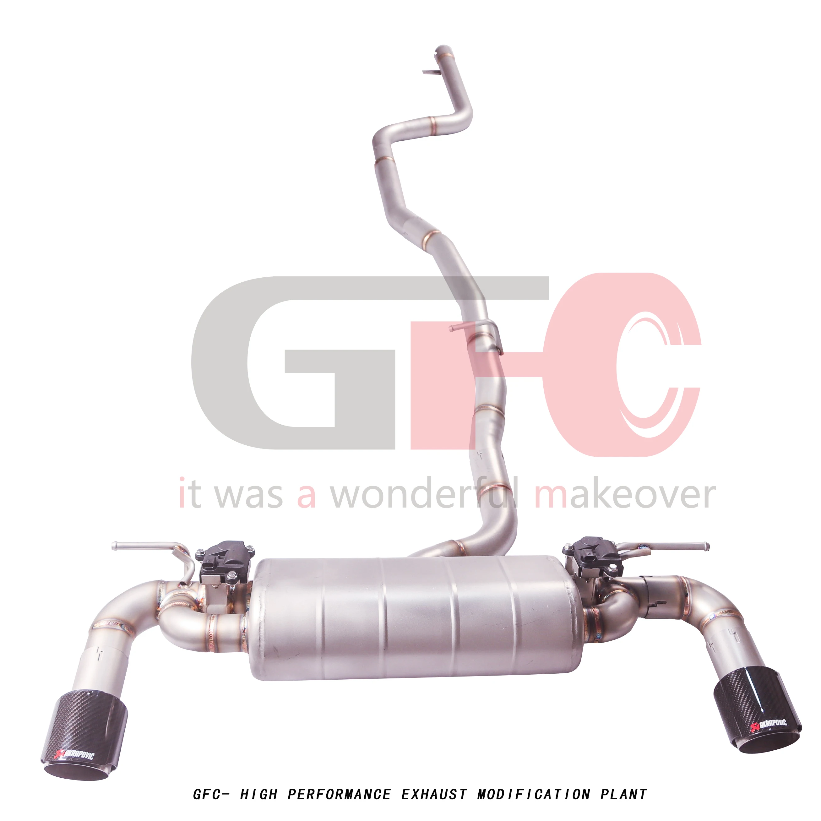 

[L]Выхлопная система глушителя клапана подходит для выхлопной системы Cat-back 2010-2013 BMW 116i 118i 1.6T F20