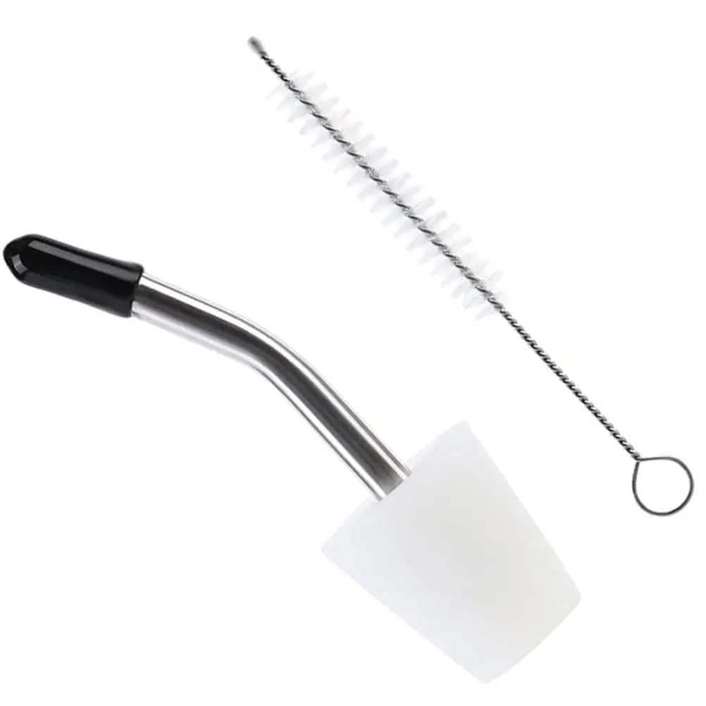 

1 set 1 Set Stainless Steel Kettle Spout Extension Silicone Plastic Tea Pot Coffee Pourer Lightweight Long Thin Tube