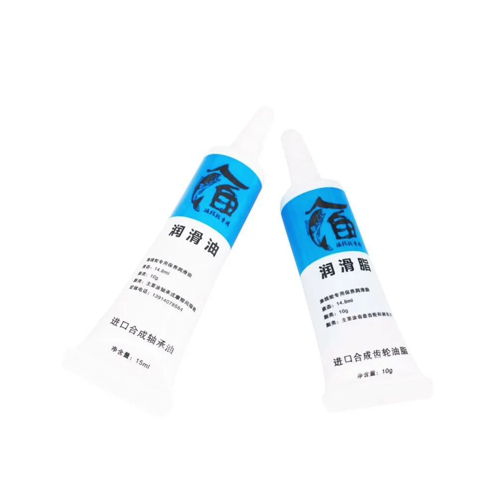 

2Pcs Reel Lubricant Oil Tool Set Fishing Reel Bearing Maintenance Grease Waterproof Anti-Rust Reduce Abrasion Long Lifespan Fish