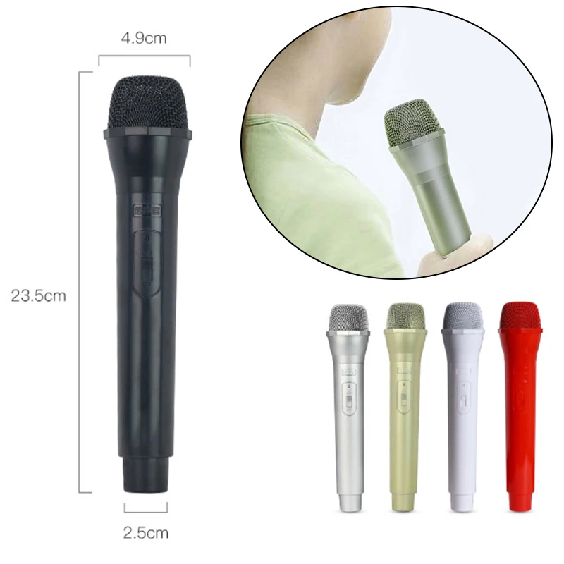 1PC Fake Prop Microphone Props Artificial Microphone Prop Kids Microphone Toy