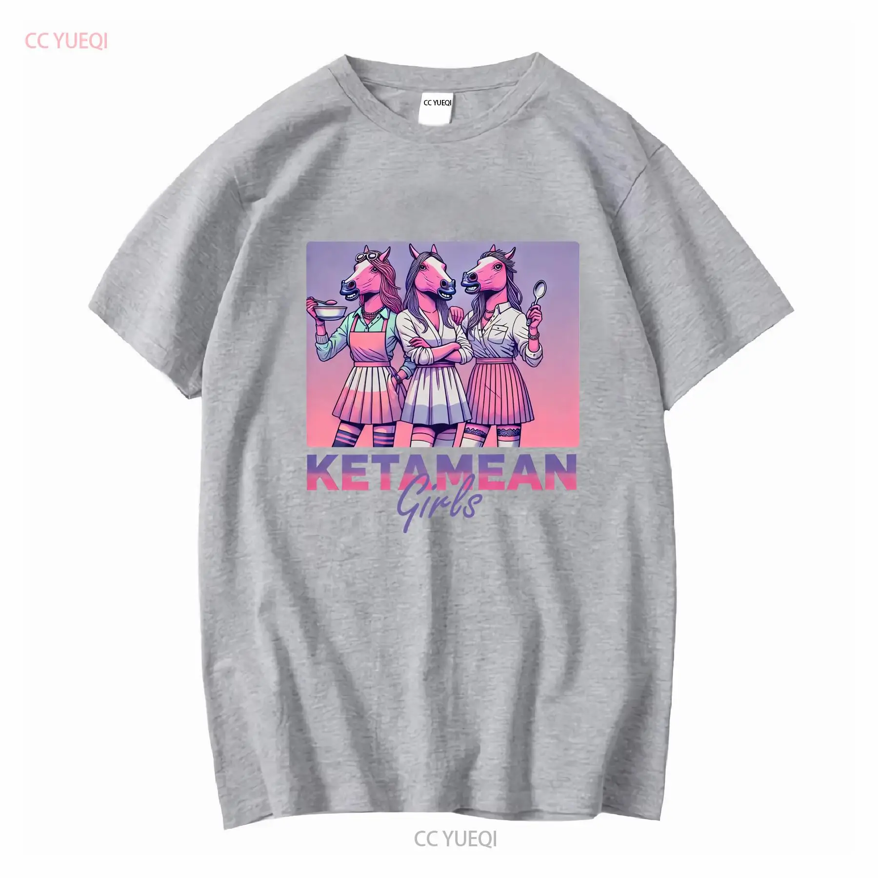 تي شيرت للفتيات من Ketamean يعني تي شيرت ميمي مضحك ومضحك لحفلة عيد ميلاد الملكة القتل بأكمام طويلة أو قصيرة عتيقة #3