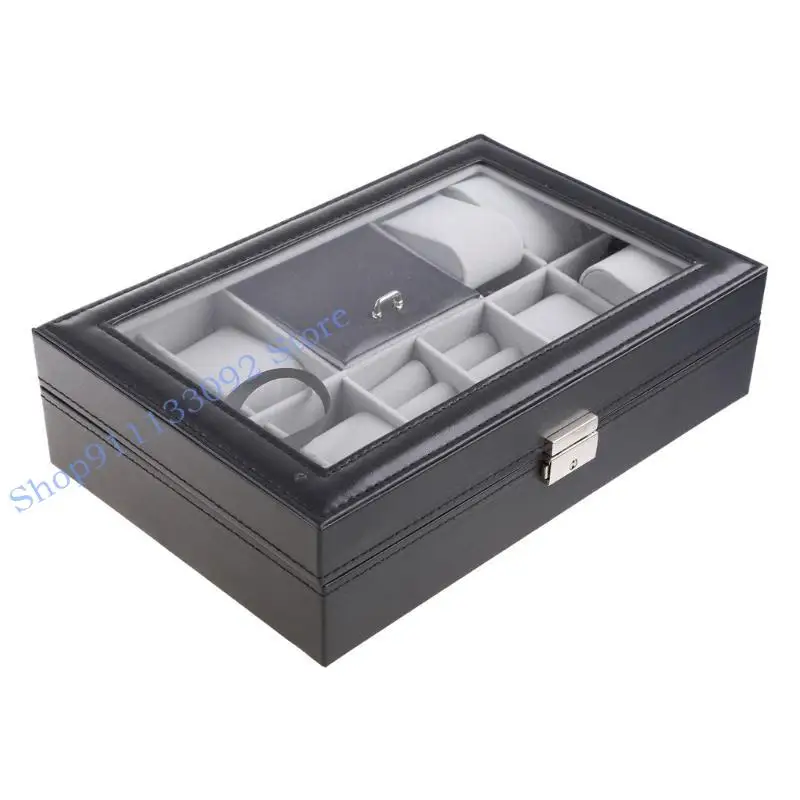 

H9ED Watch Gift Box Wristwatch Watch Storage for Case For Men Watch Box Jewelry Box