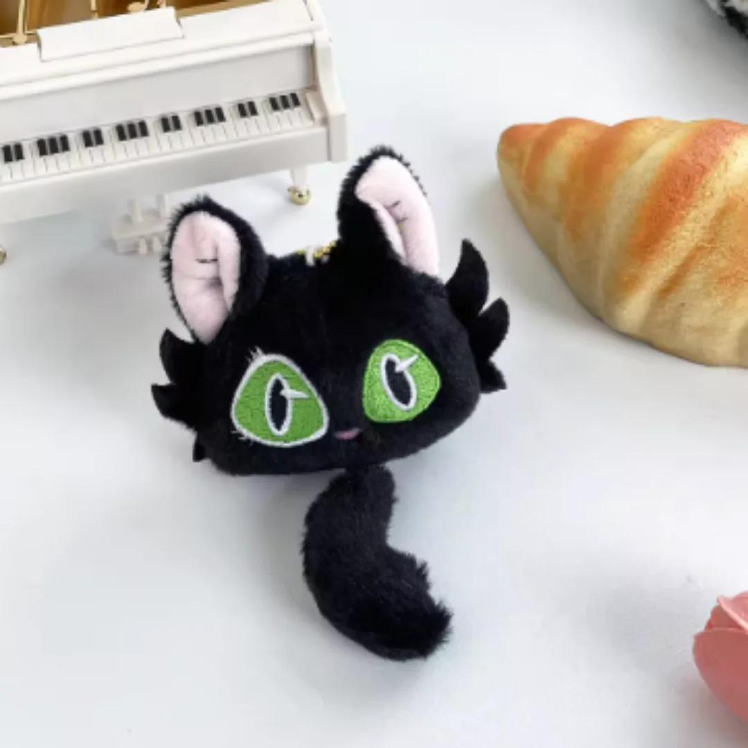 부드러운 솜 인형 귀여운 고양이 열쇠고리 창의적인 펜던트 맞춤형 학교 가방 펜던트 장신구