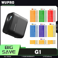 WUPRO G1 Projector, Certified Google TV & Netflix, Native 1080P, HDR10 Decoding, 320 ISO Lumens, 1920x1080 Standard Resolution