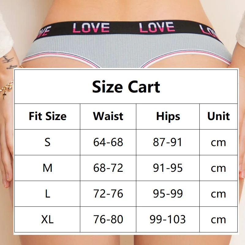 ks/sada dámských bavlněných tang, sexy nízký pas, tanga s T-back, žebrované pohodlné dámské spodní prádlo, dámské sexy tangá, velikost S-XL - náhled 6