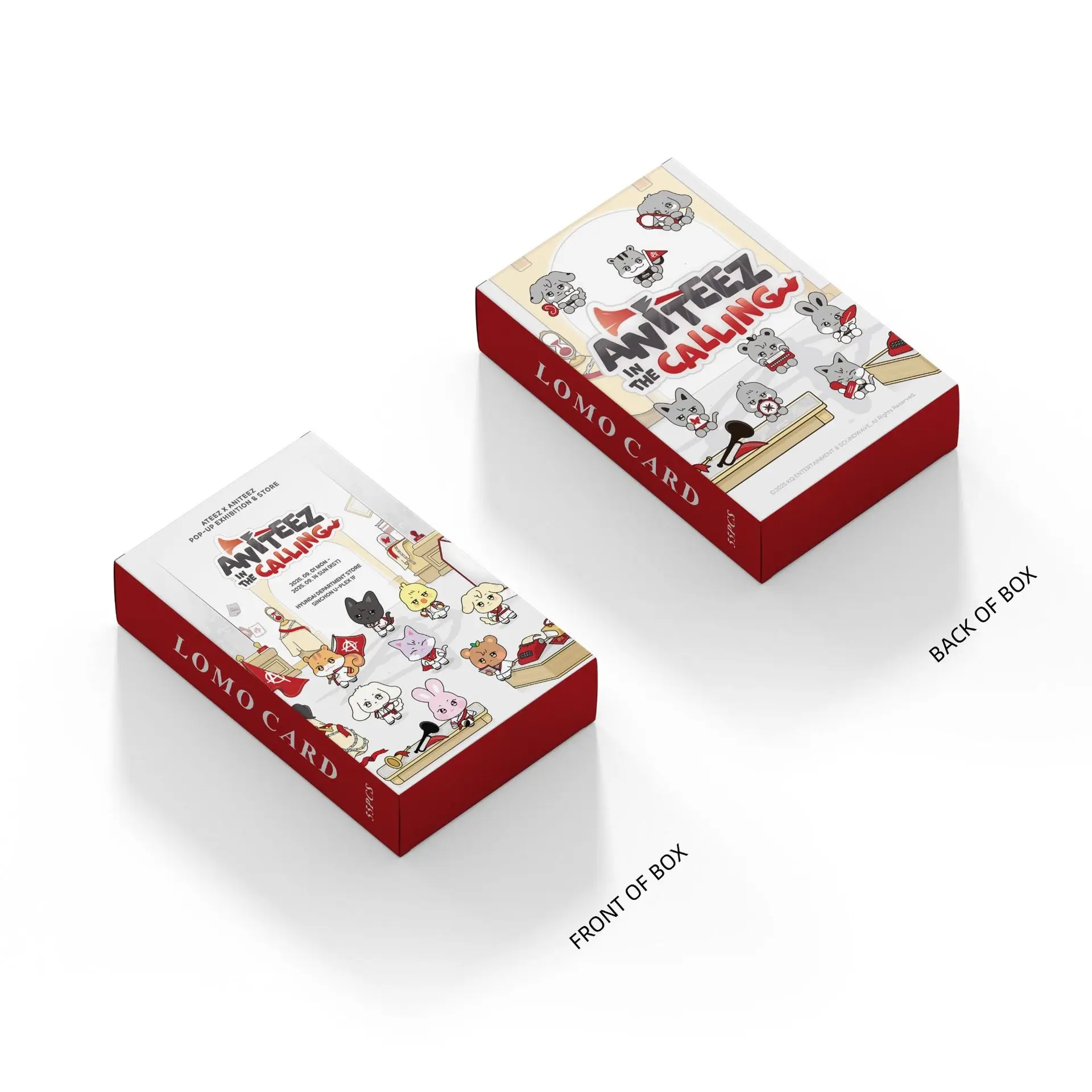 55 قطعة/المجموعة ATEEZ ANITEEZ في الاتصال المنبثقة لومو ستار بطاقات الصور صور لومو بطاقات المشجعين جمع بطاقات مطبوعة #5