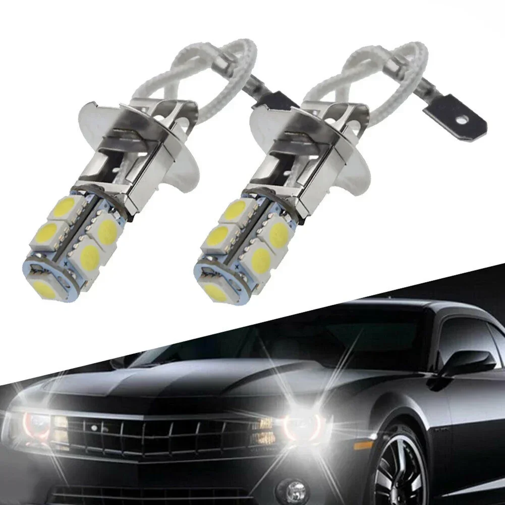 Fog DRL Driving Lamp 9PCS 5050 LED Chips Bulb For H3 LED Bulb 6V For H3 LED Flashlight Torches 12V DC  6000K white 1.76W