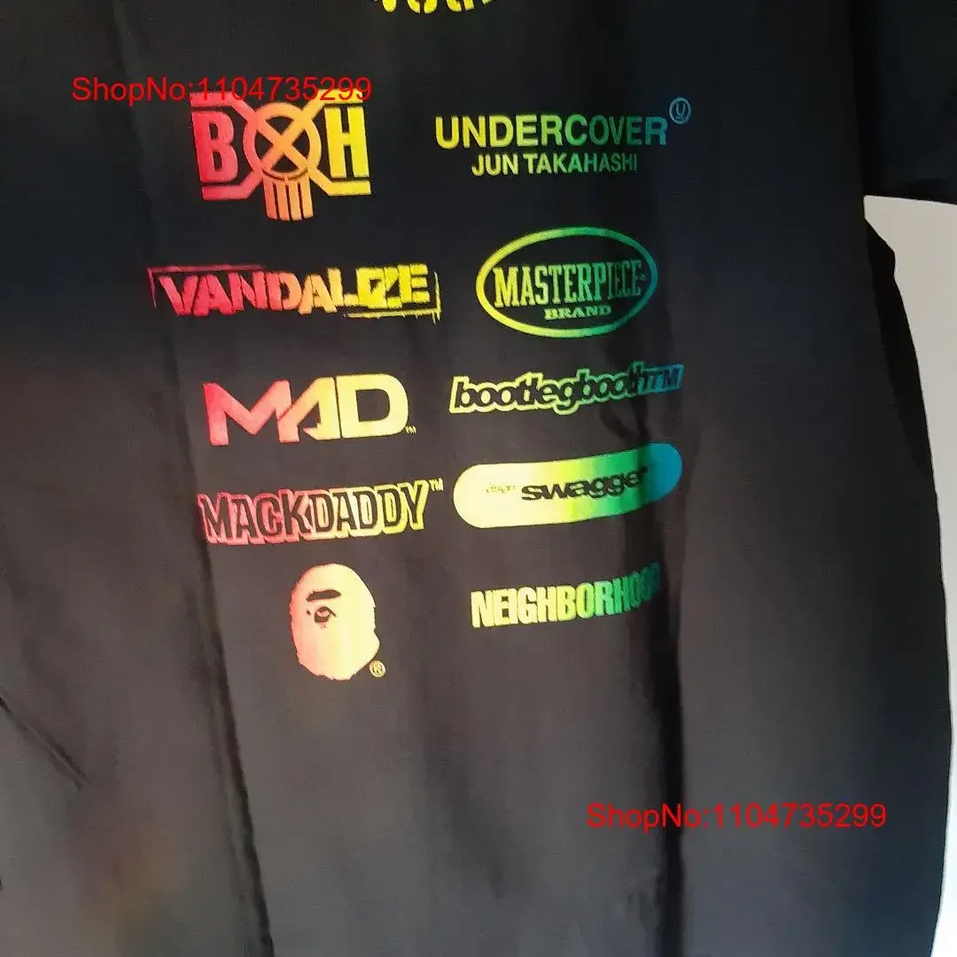 تي شيرت Undercover X Ape Neighborhood تي شيرت Bapeneighborhood عتيق مغسول ملابس الشارع للارتداء اليومي ناعم قليلاً #1