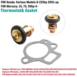 PARA FONTO 25 30 40 50 60 4 tempos TERMOSTATO E JUNTA 66M-12411-00 Para Mercúrio 4 tempos 15 PARA HP PARA Mercúrio: 15, 75, 90hp 4