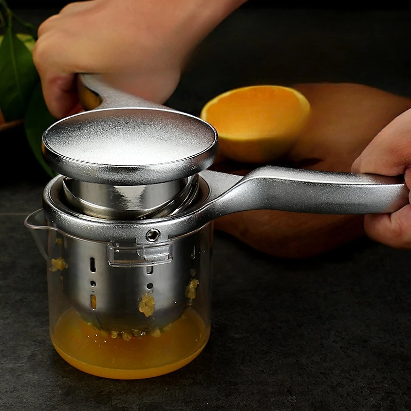 Household Metal Fruit Presser, Zinc Alloy Hand Juicer for Lemon and Orange