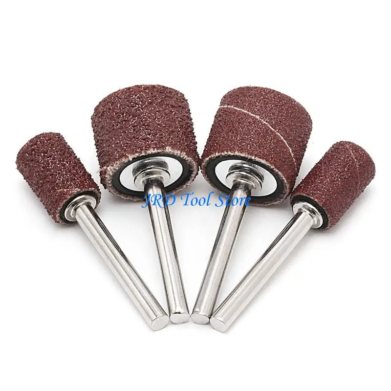 A2UD 10 PCS 12,5 mm GRIT 80# bande levigatura +3,17 mm Mandrel Rotary Hild Bits