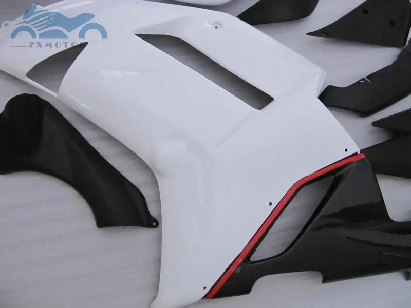 High quality full fairing kits for Kawasaki Ninja 2008 2007 636 ZX6R ABS plastic motorcycle body fairings set white ZX 6R 07 08