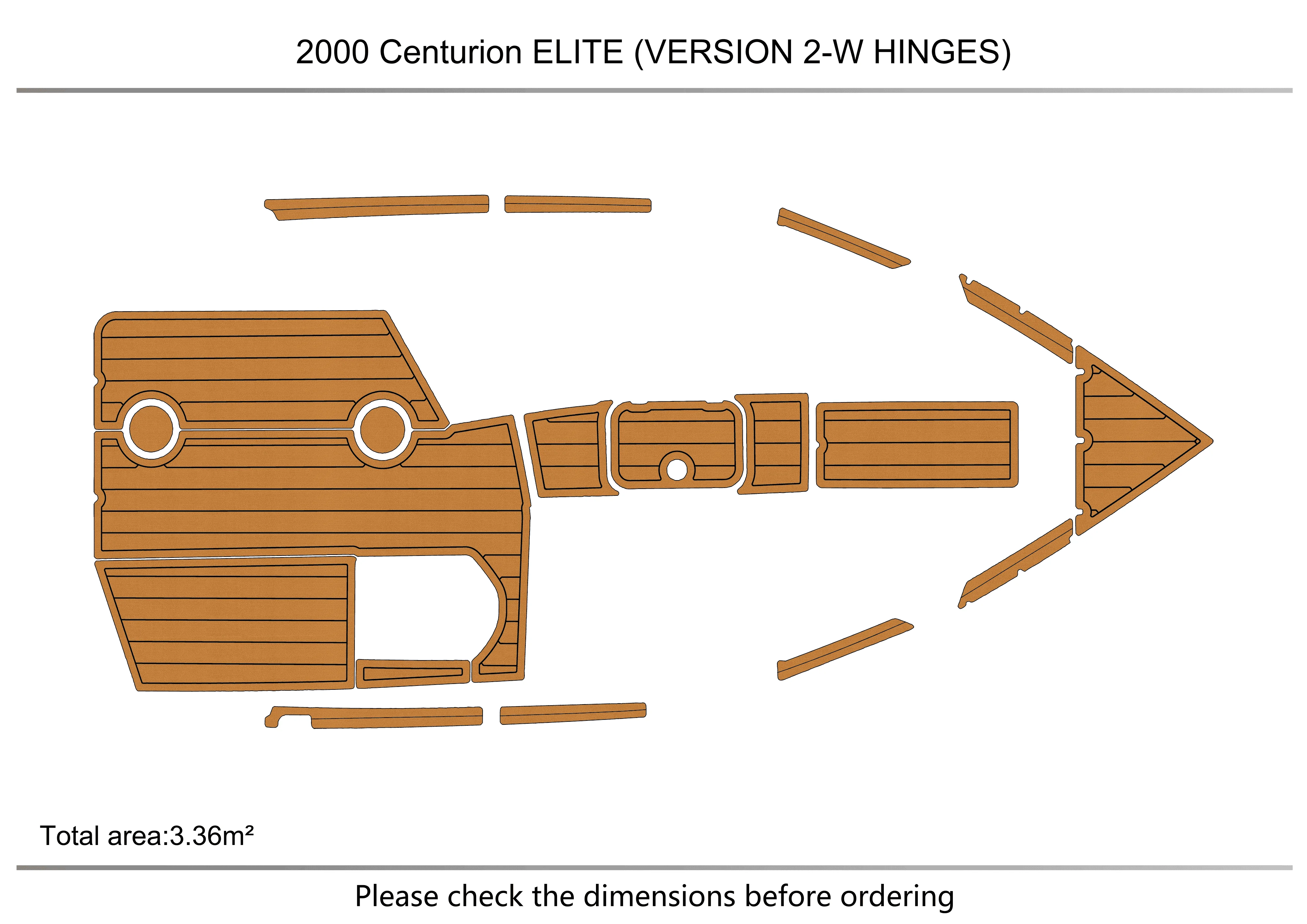 2000 Centurion ELITE (Version 2-W Hinges 1/4