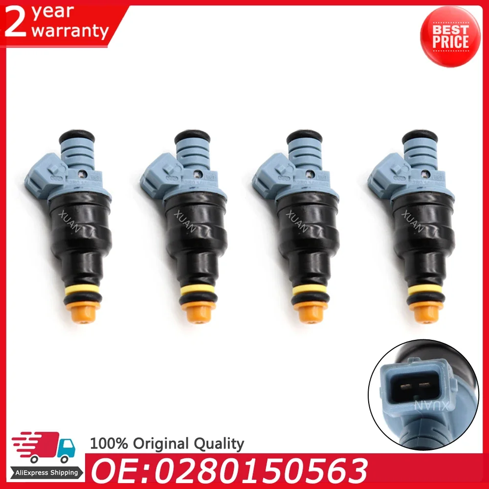 0280150563 Performance Low Impedance Fuel Injector Nozzles For OPEL 9270291 IVECO 8036314 Tuning & Racing Cars 1712cc