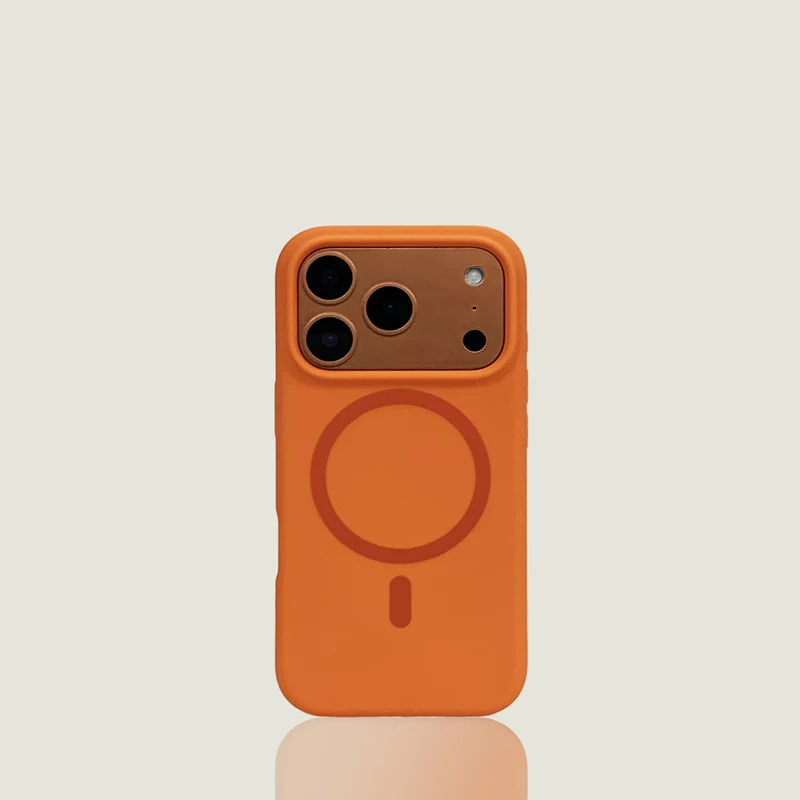 Solid Color Liquid Silicone for MagSafe Protective Case For iPhone 17Pro 17Pro Max 17 Magnetic Wireless Charge Anti-fall Cover