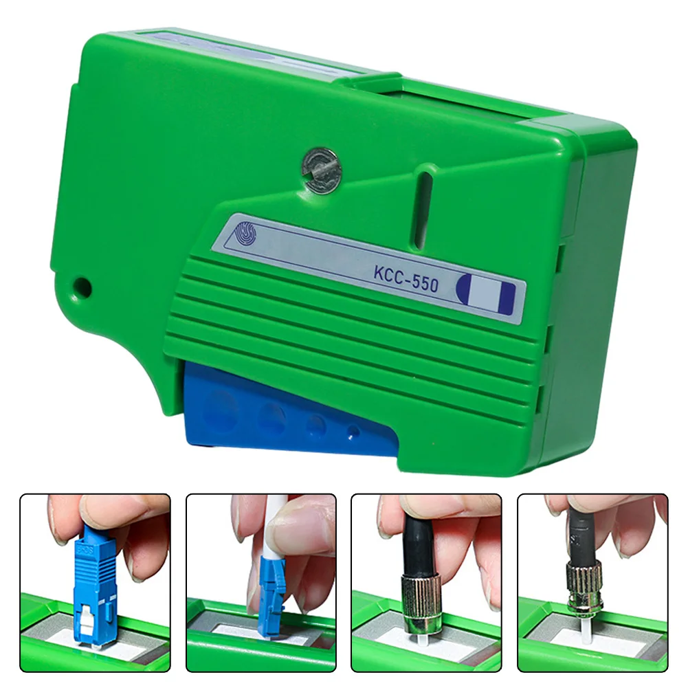 Lightweight Fiber Optic Connector Cleaning Tool Refillable For Cassette Suitable for Various Connectors Efficient Cleaning