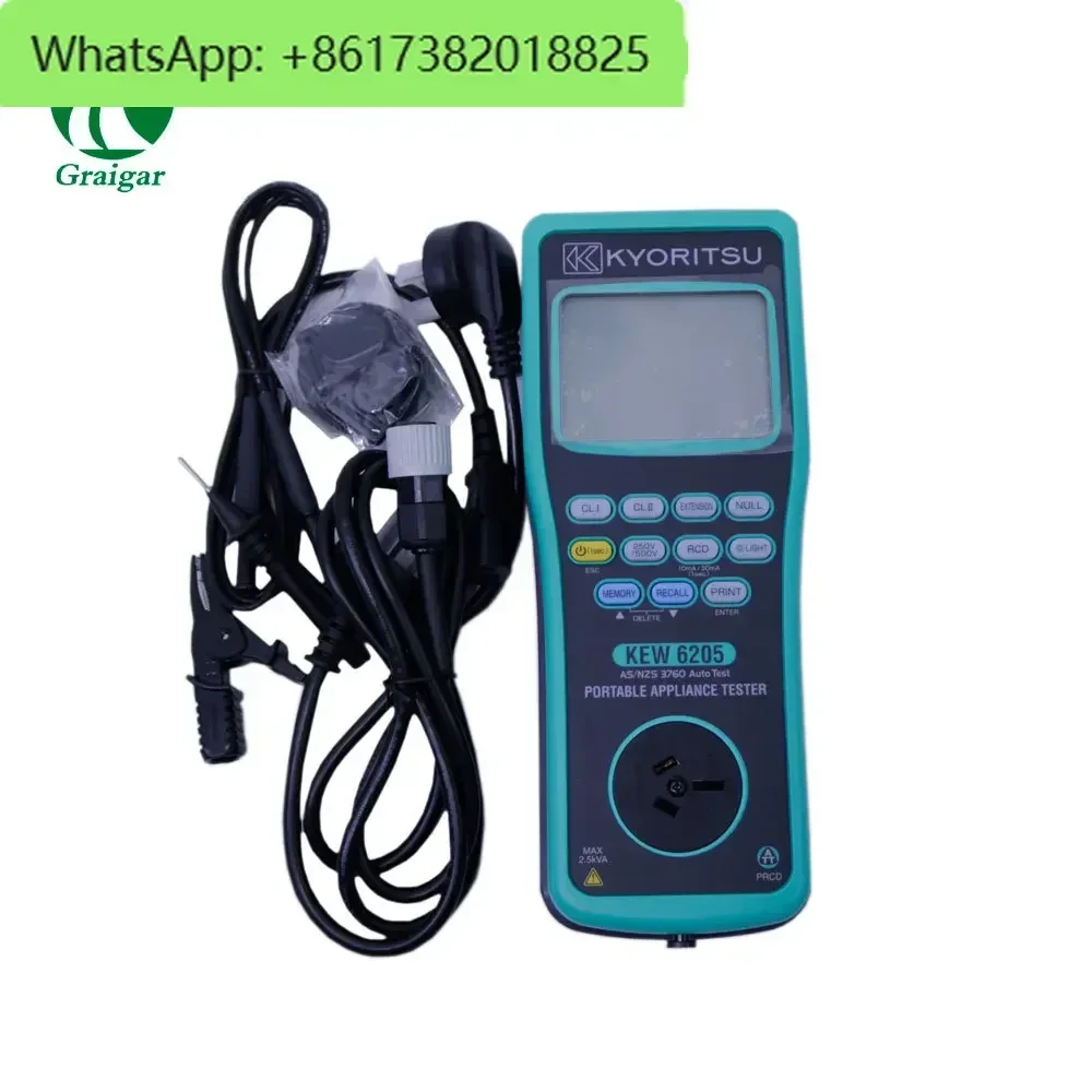 

KEW 6205 Portable Appliance Testers KYORITSU 6205 Display Range 30V-270V kyoritsu 6205