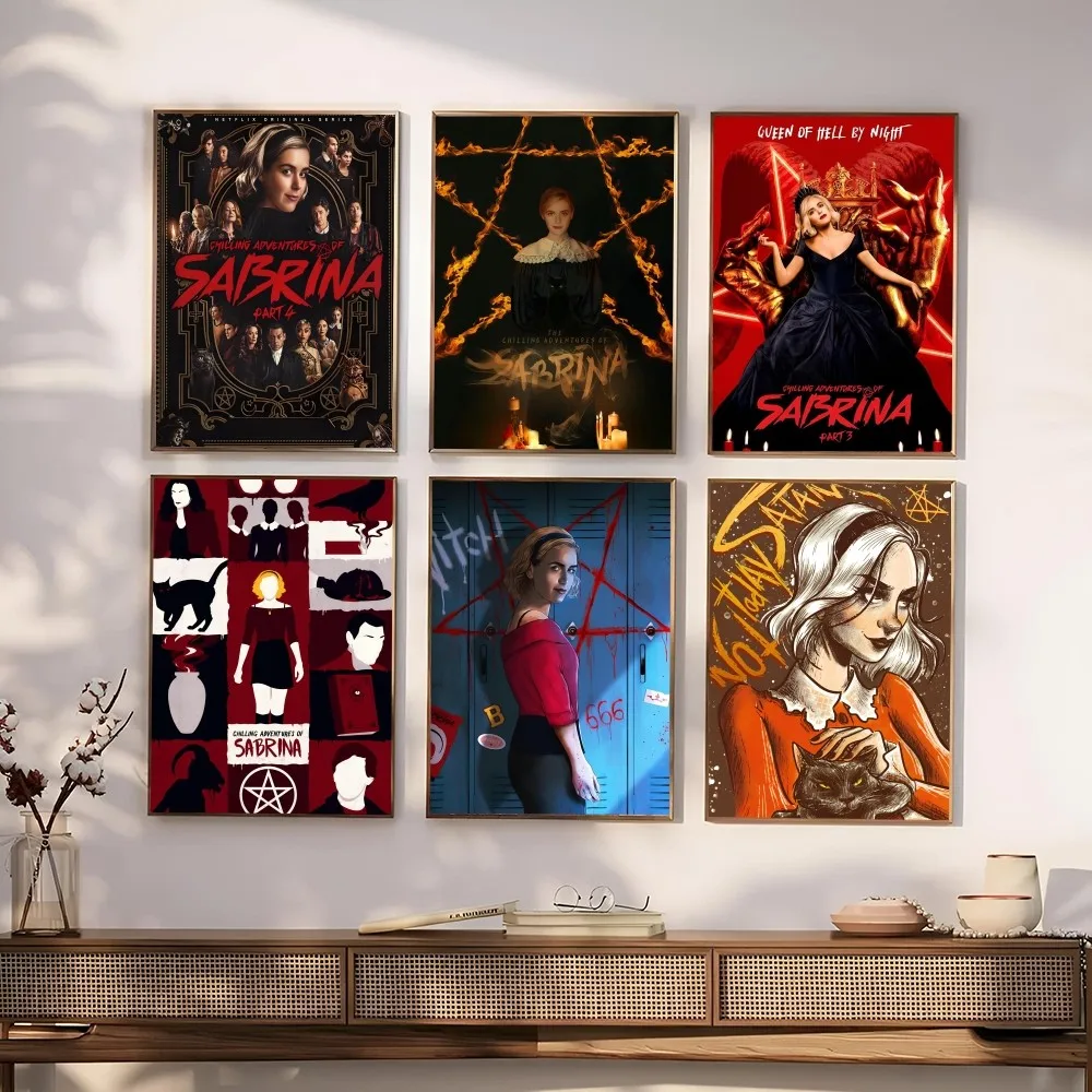 Chilling Adventures Of Sabrina TV Series Poster Paper Print Home Living Room Bedroom Entrance Bar Restaurant Cafe Art Painting