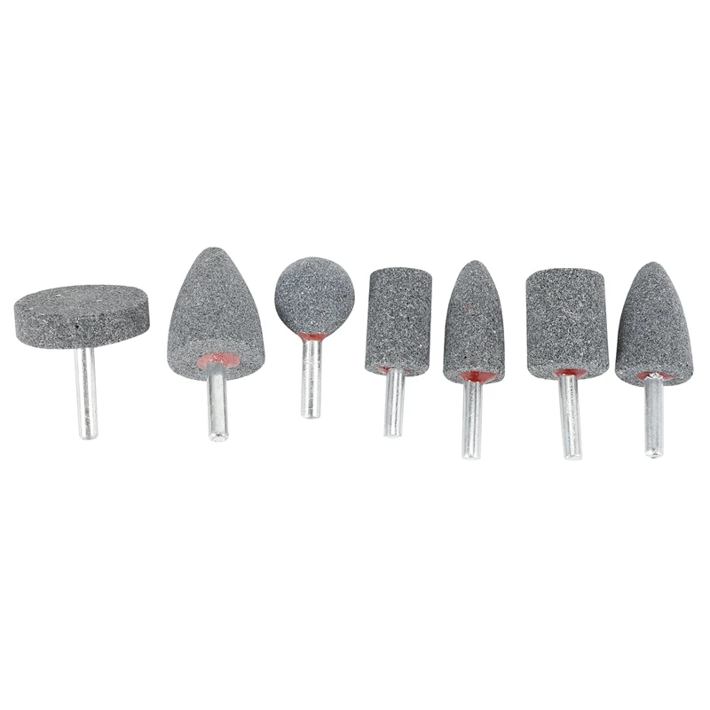 

Abrasive Stone Points Set Grinding Wheel Polishing Head Bit With 1/4-Inch Shank 7Pcs Grinding Stones