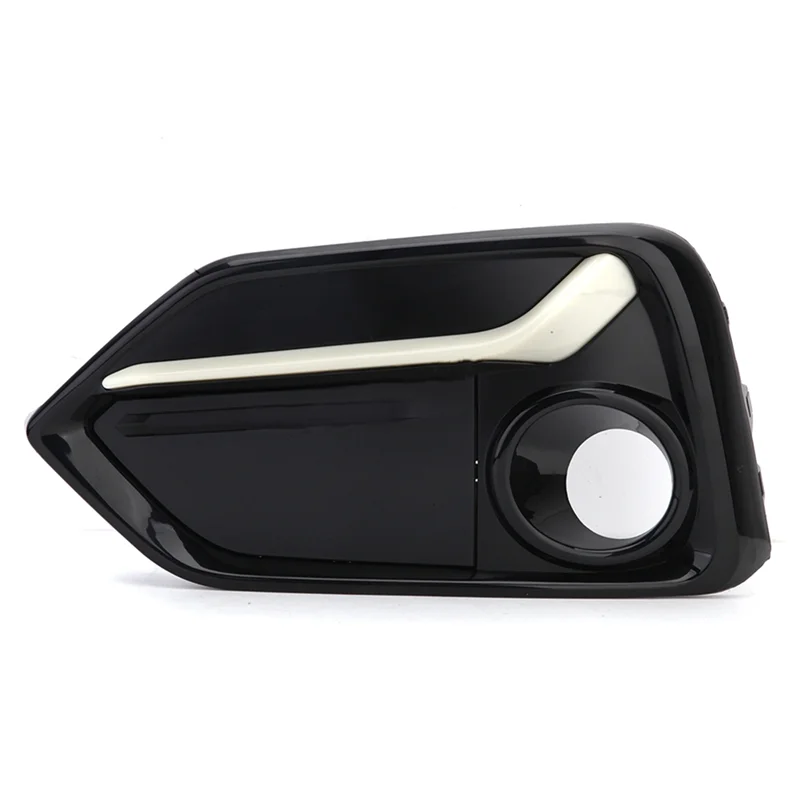 

1Pair Left+Right Front Bumper Fog Light Cover Trim Headlights Covers Frame Hole For Honda Civic Type R 2017-2021