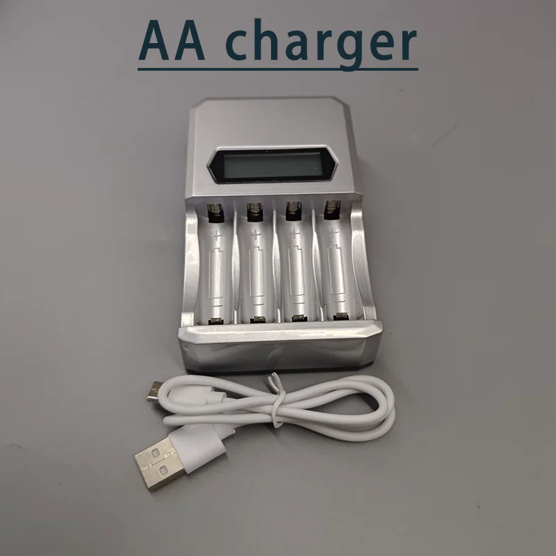 بطاريات AAA قابلة لإعادة الشحن مع شاحن - Ni-Cd بقدرة 400 مللي أمبير في الساعة للطاقة طويلة الأمد للألعاب وأجهزة التحكم عن بعد والمصابيح الكاشفة #2