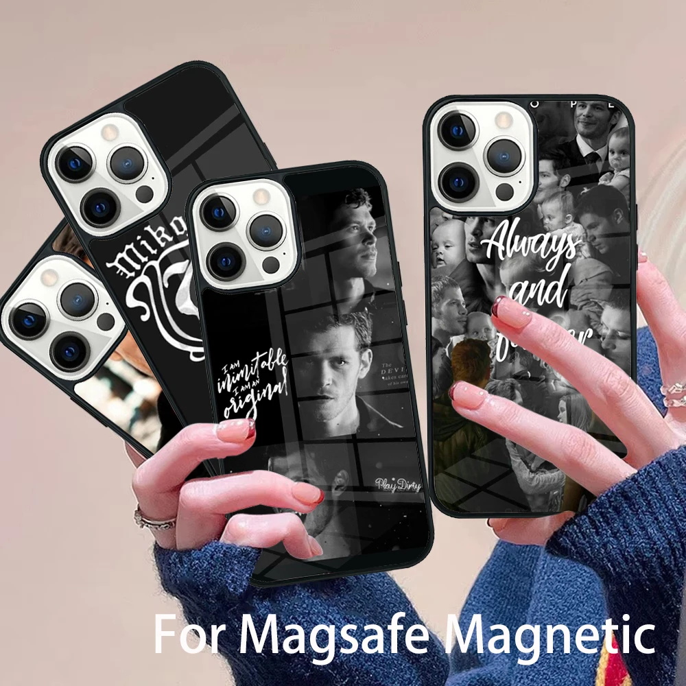 

The Originals Klaus Mikaelson Phone Case Magesafe Magnetic Wireless Charge Cover For IPhone 16 11 12 13 14 15 Pro Max Plus Mini