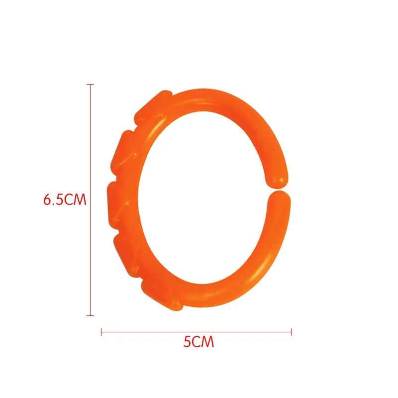 Cincin gantung bayi, cincin karet pelangi untuk bayi mainan balita Anillo Colgante zgummiring Zum Aufhängen