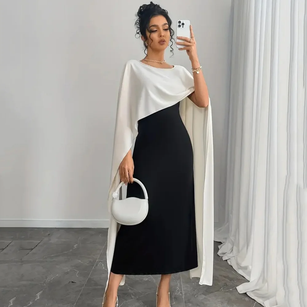 O Collo Occasioni formali Abiti da ballo eleganti personalizzati Abiti da festa semplici Abiti da sera di linea 2025 Nuovo فساتmavera