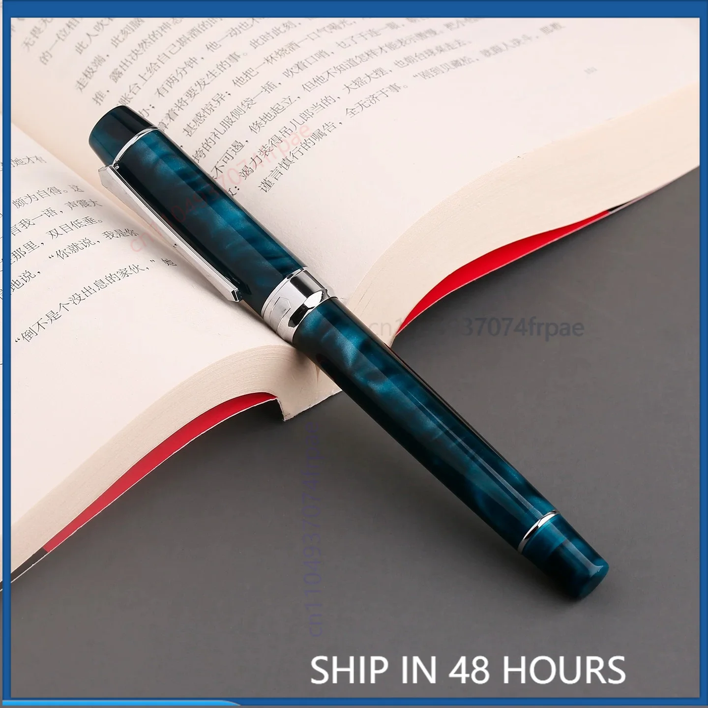 For PENBBS 355 Collectible Fountain Pen Syringe Piston Ink Filling Structure Calligraphy Practice Handwriting Pen