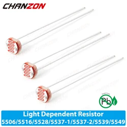 20 pz Fotoresistore 5506 5516 5528 5537 5539 5549 Resistore Fotografico 5mm GL5506 GL5516 GL5528 GL5549 LDR Resistente Dependente Della Luce