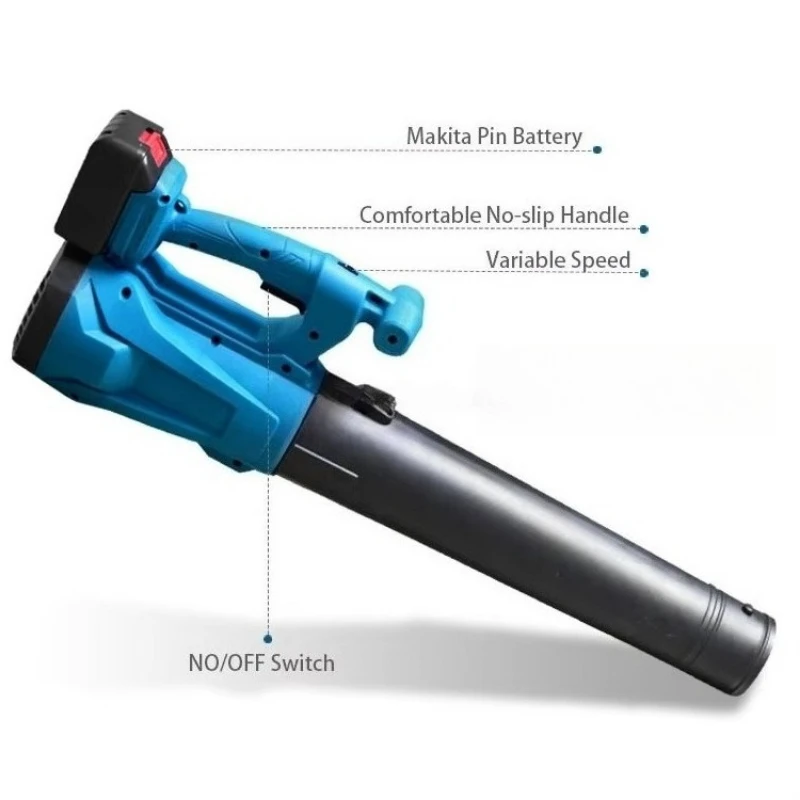 Industrial Cordless Leaf Blower Handheld 250 Mph Blowing Power for Patio Car Lawn Garage Clean Fast Delivery