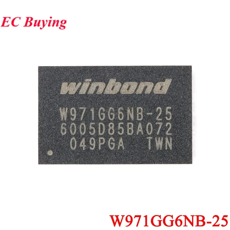W971GG6NB-25 VFBGA-84 1G-bits DDR2 SDRAM Memory Chip IC