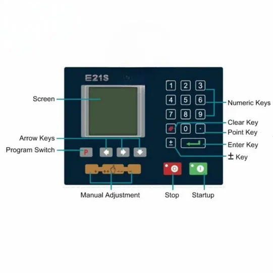Hydraulic Cnc Press Brake Machine Estun E20 E21 Controller With Good Price And CEcheap And Fine