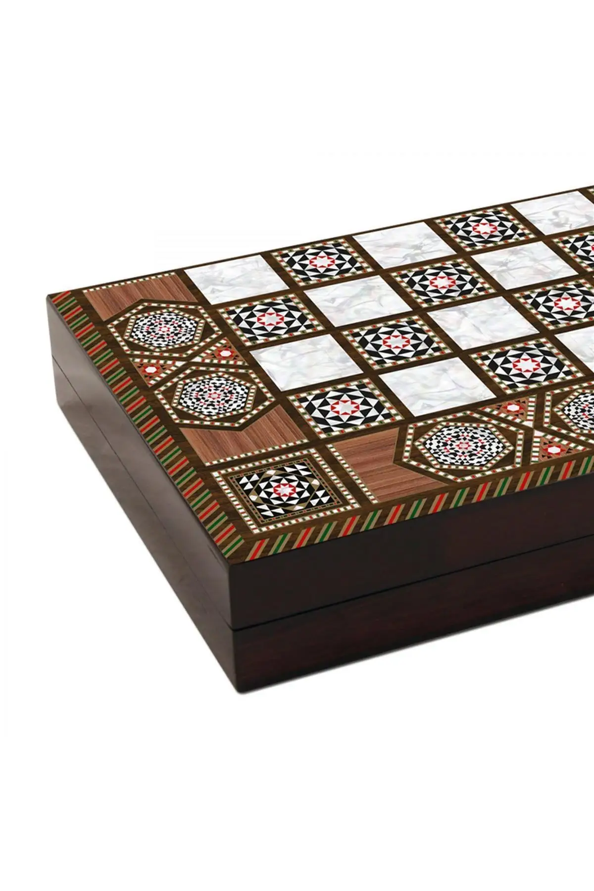 Solid Mother of Pearl Backgammon Large Size Quality product Dimensions: 25x48x7 cm Weight: 2.4 kg stylish design