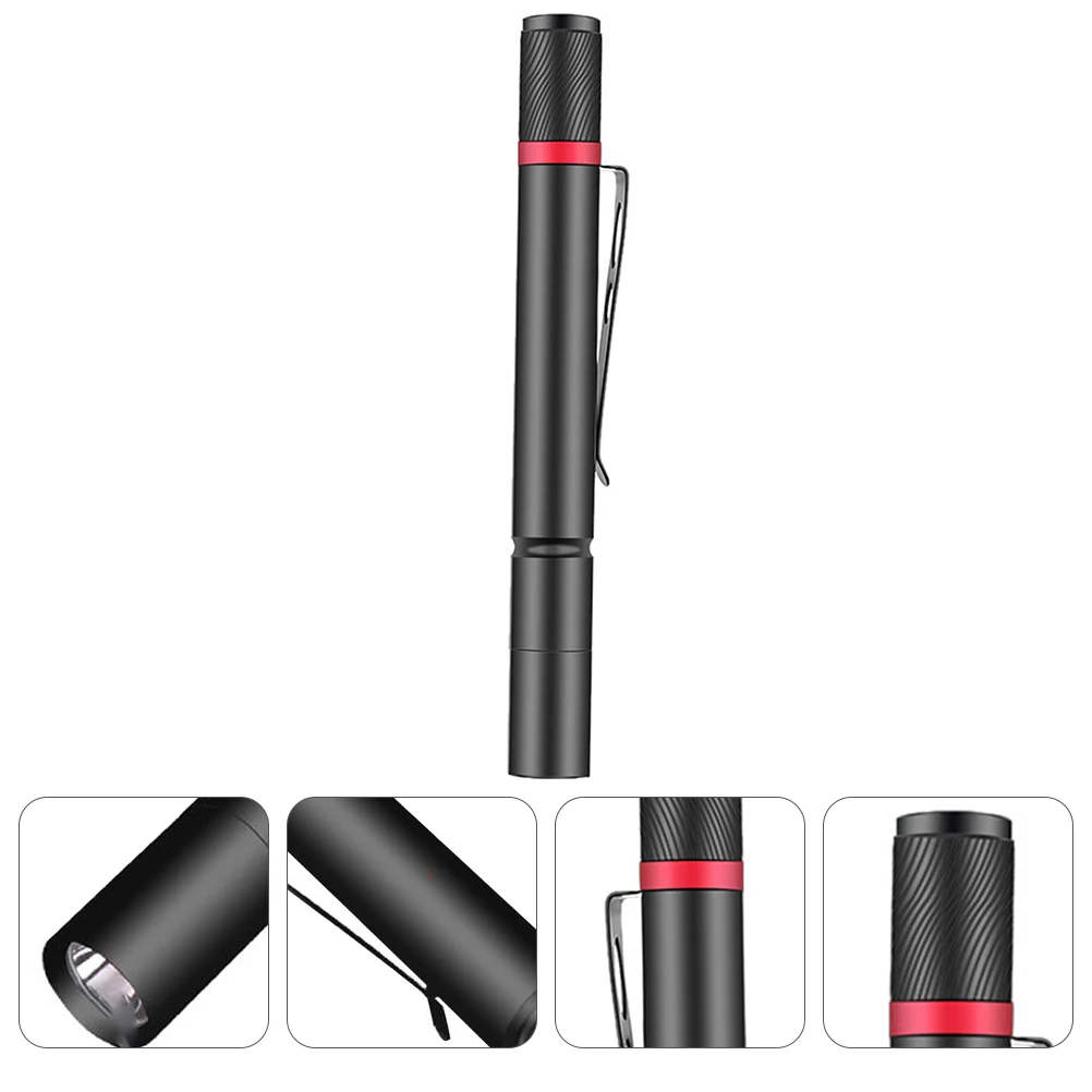

LED H Flashlight Mini Aluminum Alloy Durable Long Use Small Pen Light Multi Functional Waterproof Daily Outdoor High Low Flash