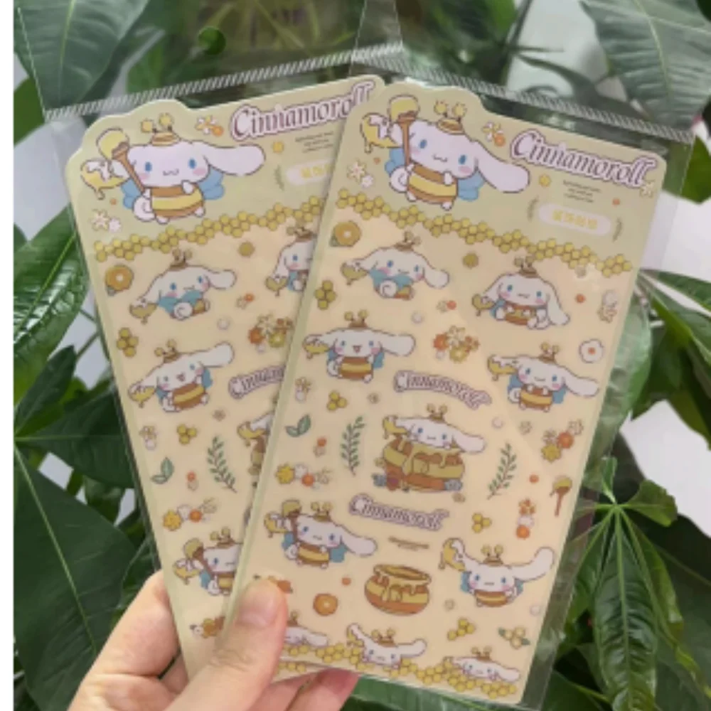 Genuine Kawaii Sanrio Character Sticker Pack Doodle Series for Scrapbooking Journal Planner Phone Case School Girls Gift Toys