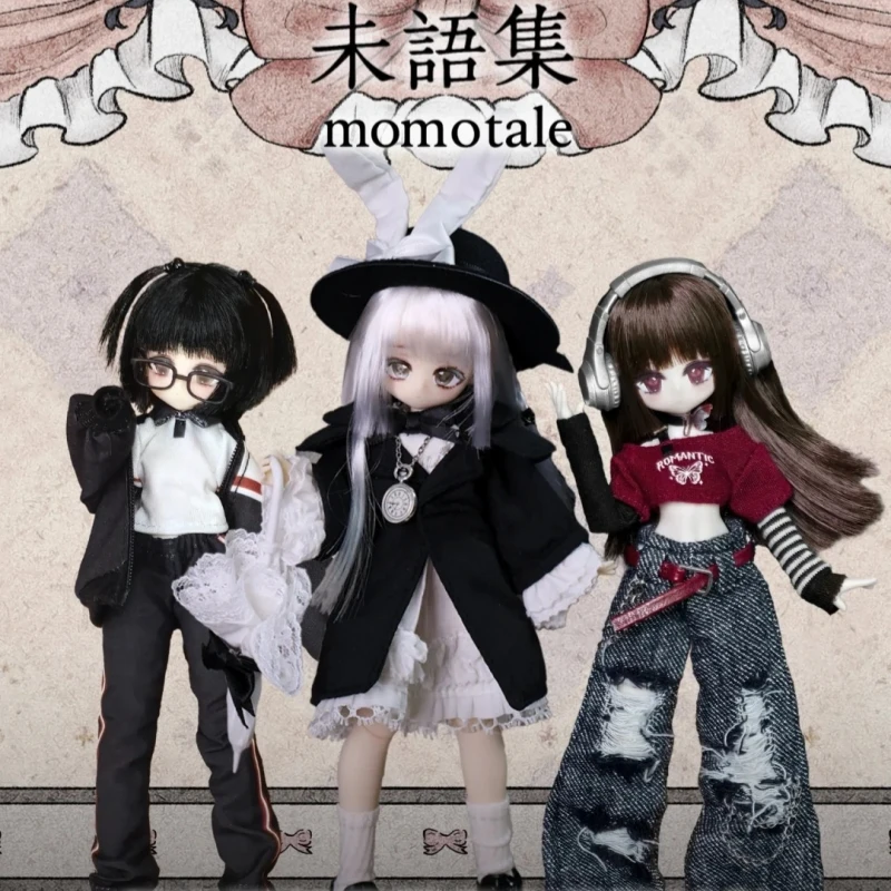 

Momotale Official Momo Girl Series 1/8 Mjd Подвижная кукла Модные игрушки 1.0 Фигурки Орнамент Коллекционная модель Девичье сердце Подарок