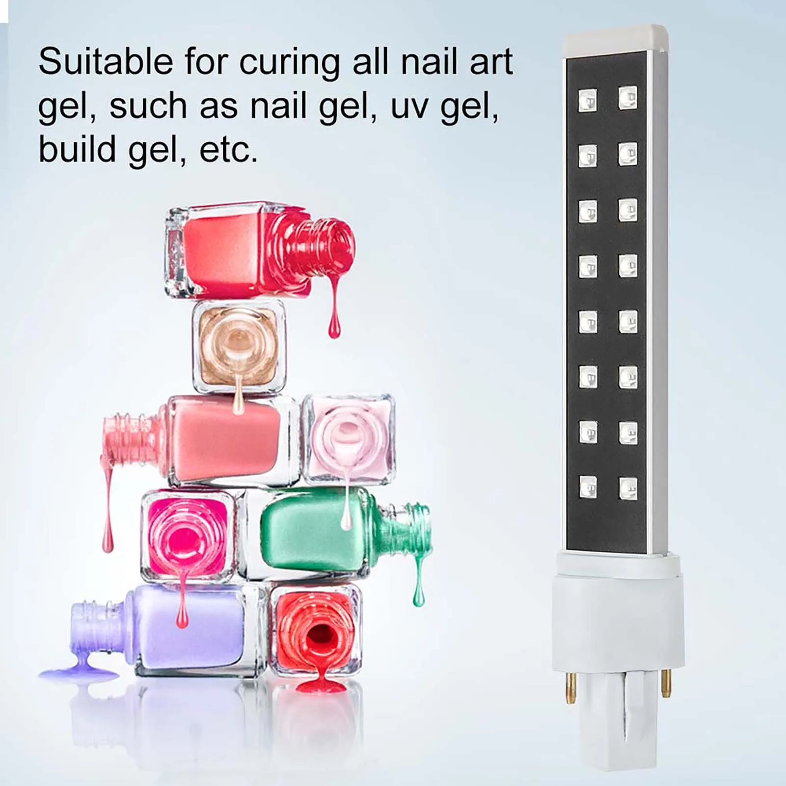 Żarówka UV do lampy UV do manicure, tuba do suszenia żelu do paznokci ZK40 395nm, zamiennik