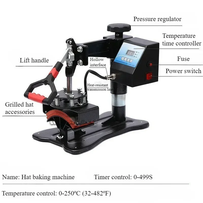 Shaking Head Hot Hat Machine Portable Heat Transfer Printing Machine Equipment Heat Transfer Printing Machine