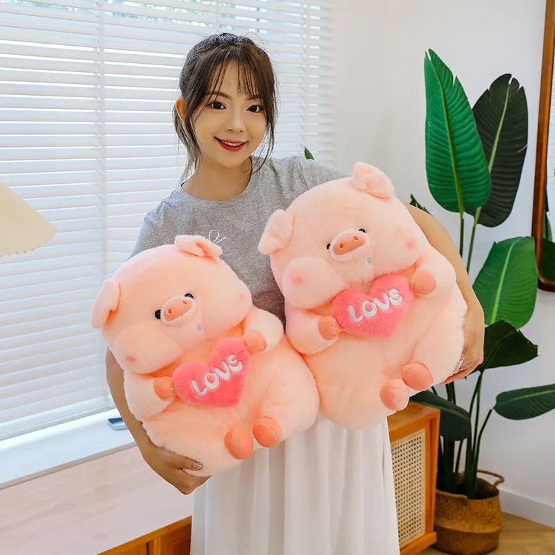 23cm Kawaii Pig Plush Toys Pillow Cartoon Lovely Pig Plush Doll Soft Stuffed Animals Doll Cushion Birthday Gift For Girlfriend