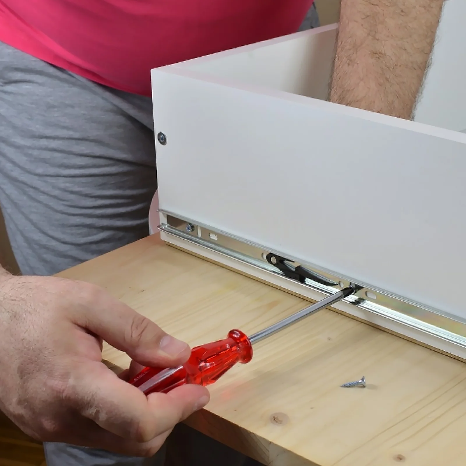 

Keyboard Slide Rail 350Mm Full Extension Soft Close Drawer Track For Desk Mount Silent Bearing