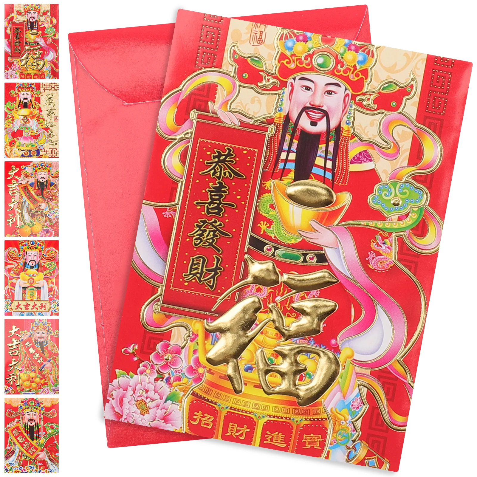 

60pcs Rabbit Year Red Envelope 3D Cartoon Zodiac Lucky Money Bag Spring Festival Supplies Cash Packet Gift New Year Red