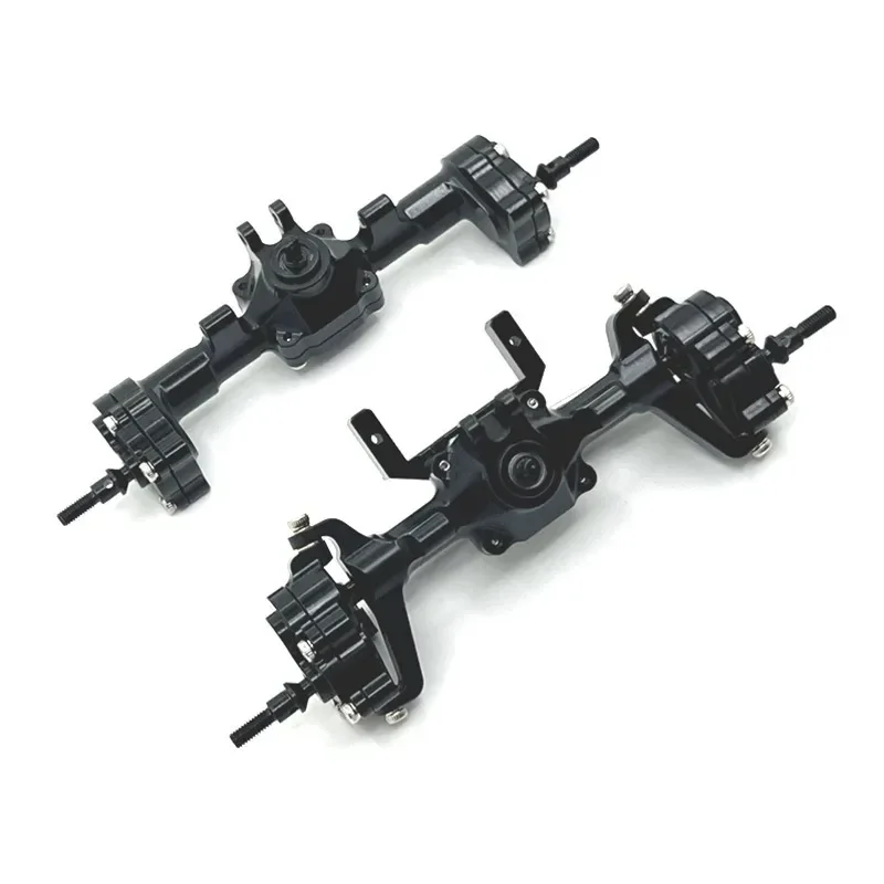 FMS 1/24 FCX24 Portal Axle Upgrade Kit - Full Metal Front & Rear Axle Assembly for FCX24/Xiaoqi/Crusher/Chevy K5 RC Models