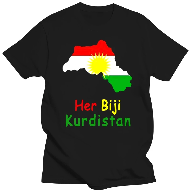 Her Biji Kurdistan Ypg Rojava Kurd Kobane Kobani T-Shirt Tutte le Taglie Nuovo