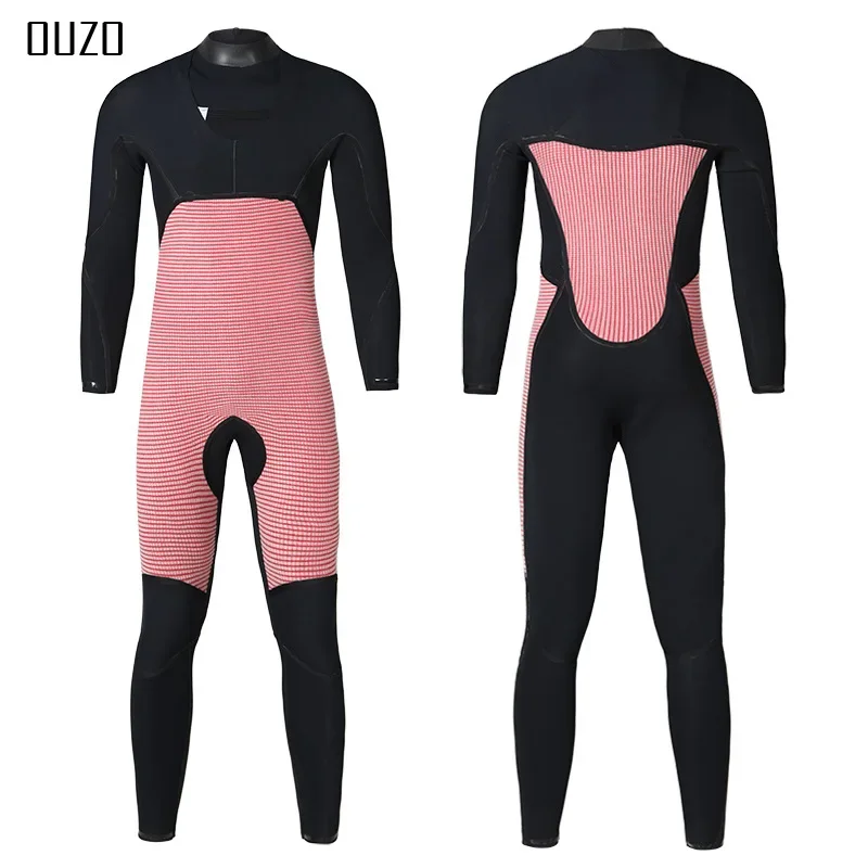 3/2Mm Wetsuit Cold and Warm CR Super Elastic One-piece Professional Surf Suit Men's and Women's Surf Suit Winter Swimsuit