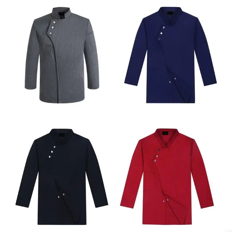 

Y3ne Chefs Cate Coat с длинными рукава
