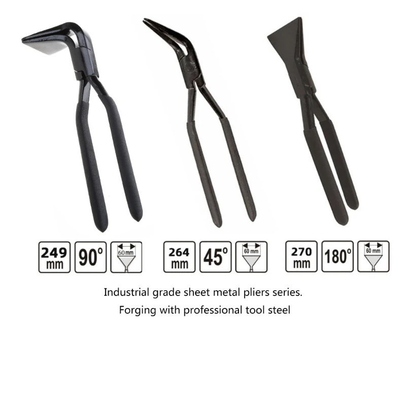 Sheet Metal Bending Pliers Multifunctional Elbow Straight Handle Hand Seamer Crimping Folding Tool Dropship